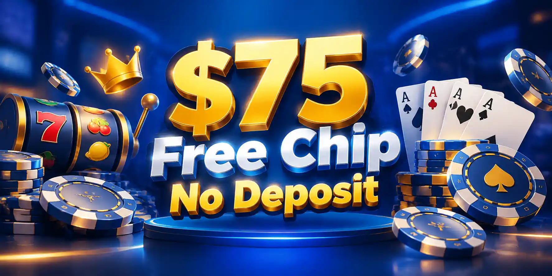 $75 Free Chip No Deposit