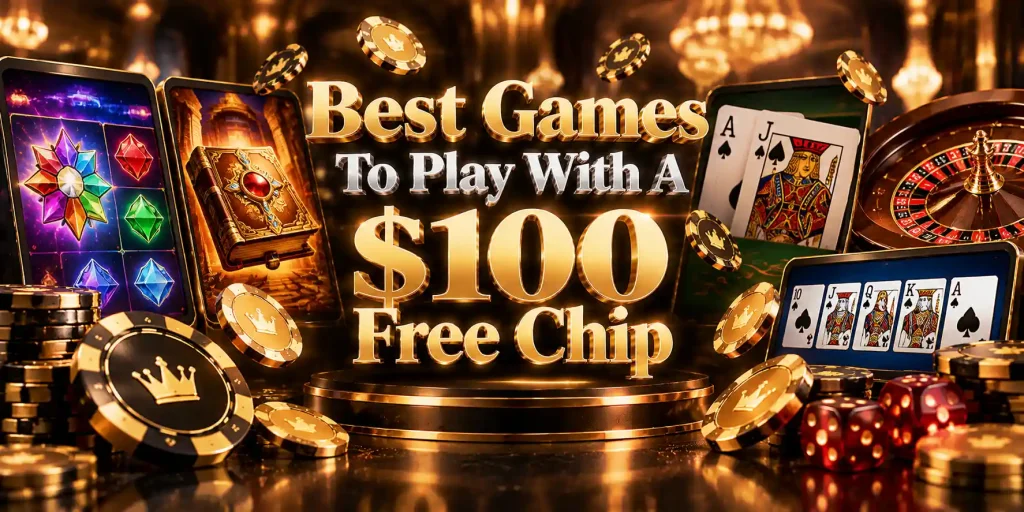 Best Games To Play With A $100 Free Chip