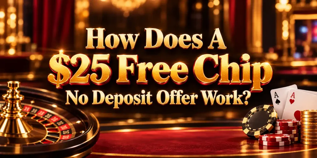 How Does A $25 Free Chip No Deposit Offer Work