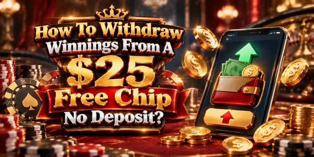 How To Withdraw Winnings From A $25 Free Chip No Deposit